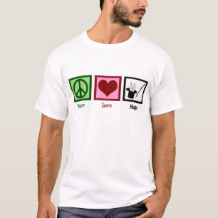T-shirt Mágica do amor da paz