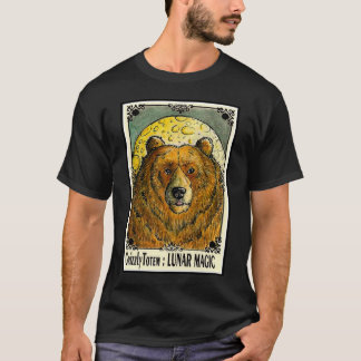 T-shirt Mágica lunar do Totem do urso