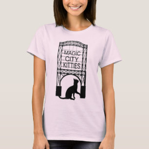 T-shirt mágico dos gatinhos da cidade
