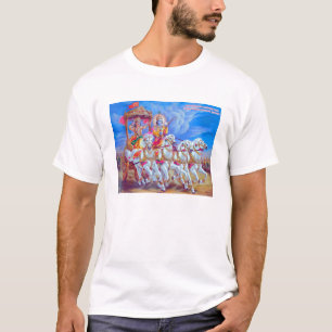 T-shirt Mahabharat - senhor Krishna & Arjun
