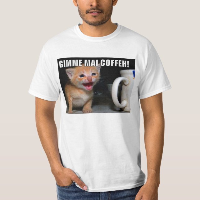T-shirt MAI COFFEH de Gimme! (Frente)