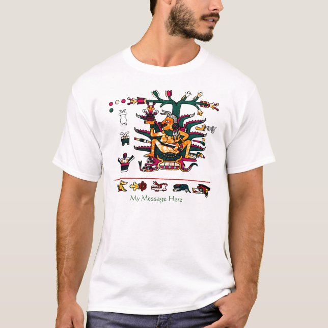 T-shirt maia dos Glyphs (Frente)