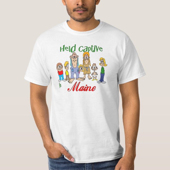 T-shirt Maine em cativeiro (Frente)