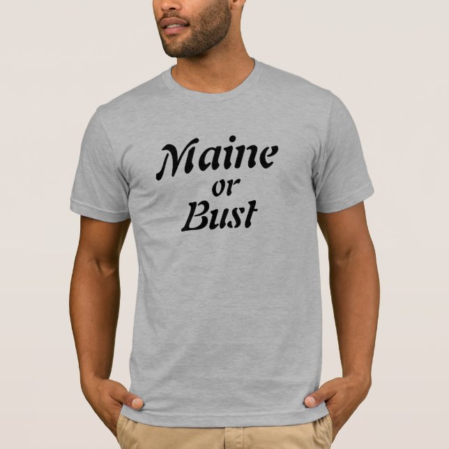 T-shirt Maine ou busto (Frente)
