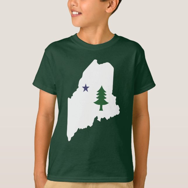 T-Shirt Maine State (Frente)