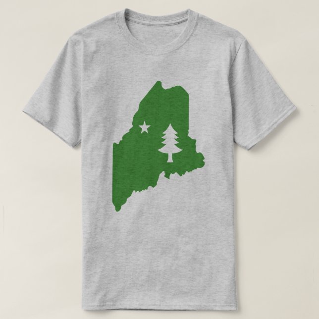 T-Shirt Maine State (Frente do Design)