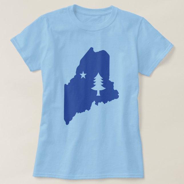 T-Shirt Maine State (Frente do Design)