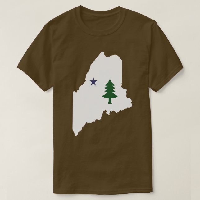 T-Shirt Maine State (Frente do Design)