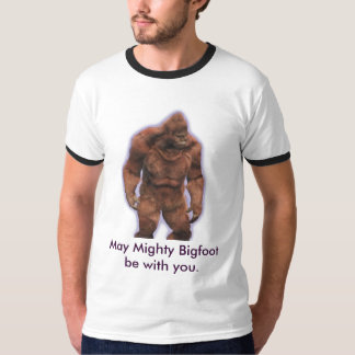 T-shirt Maio Bigfoot poderoso seja com você