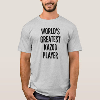 T-shirt Maior jogador do Kazoo do Mundo