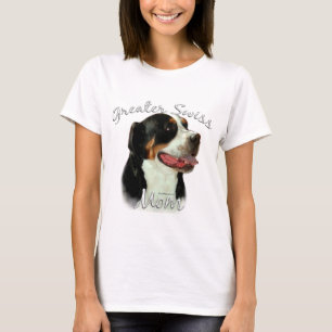 T-shirt Maior mamã suíça 2 do cão da montanha