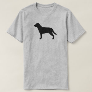 T-shirt Maior silhueta suíça do cão da montanha