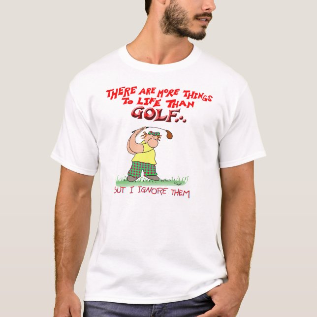 T-shirt Mais coisa-golfe (Frente)