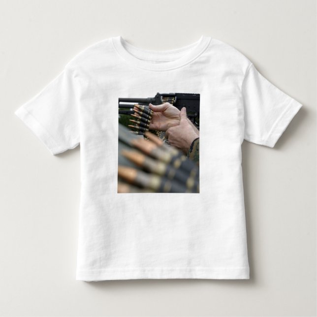 T-shirt Mais de 3.000 balas foram disparadas do M-240G (Frente)