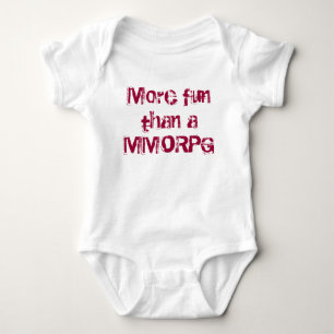 T-shirt Mais divertimento do que um MMORPG