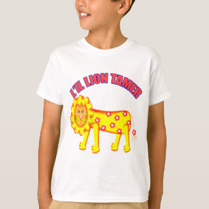 T-shirt Mais doméstico de leão do circo