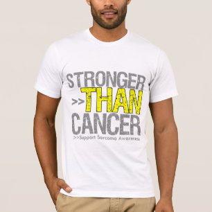 T-shirt Mais forte do que o cancer - Sarcoma
