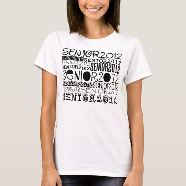 T-shirt Mais velho 2012 (preto) (Frente)