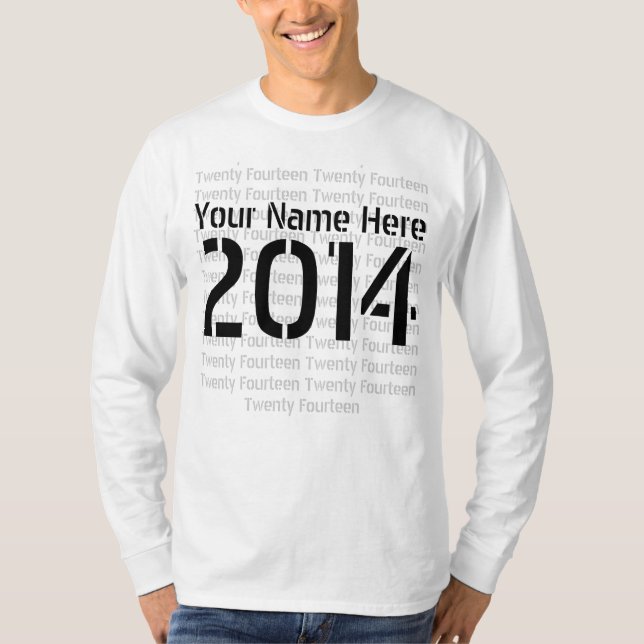 T-shirt Mais velho 2014 - Classe de 2014 (Frente)
