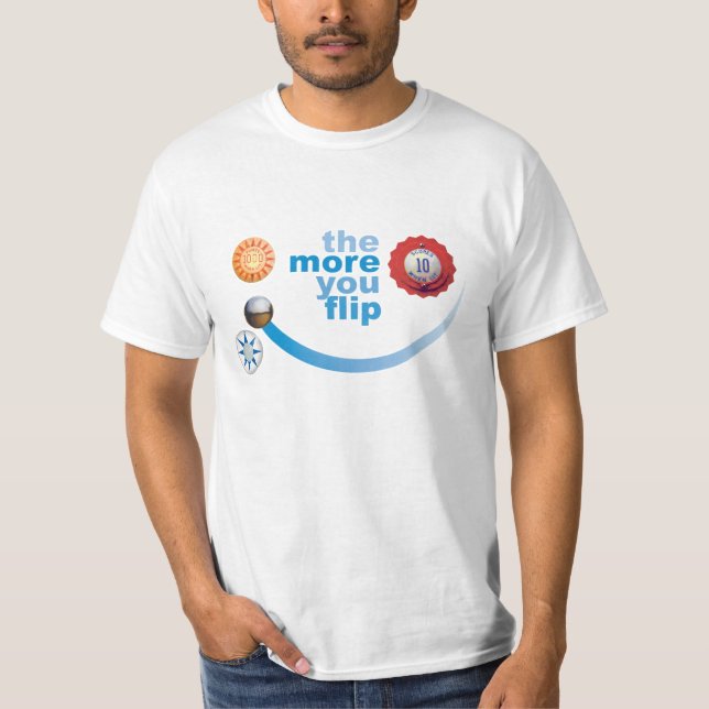 T-shirt Mais você lança - a versão 2 (Frente)