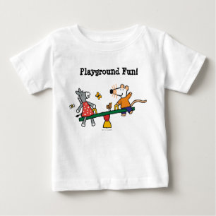 T-shirt Maisy e Dotty Seesaw no Playground