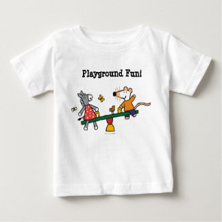 T-shirt Maisy e Dotty Seesaw no Playground