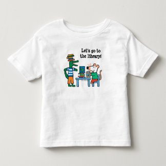 T-shirt Maisy e os amigos apreciam a biblioteca