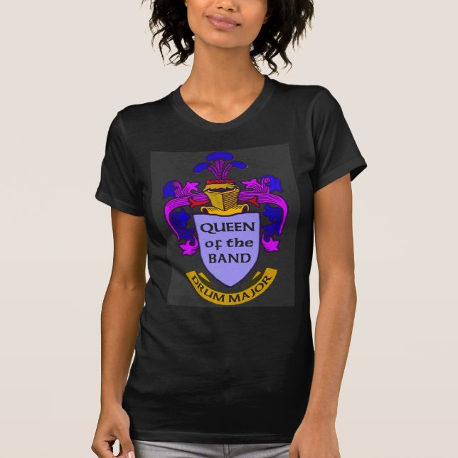 T-shirt Major de cilindro: Rainha da banda (Frente)