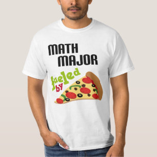 T-shirt Major de matemática presente (pizza)