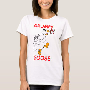T-shirt mal-humorado do ganso