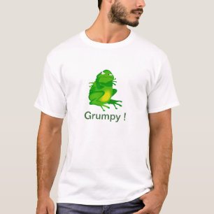 T-shirt mal-humorado dos homens do sapo