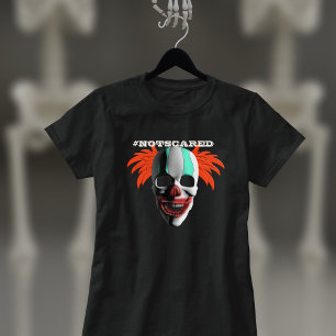 T-shirt Maldito crânio Palhaço Engraçado Halloween Assusta