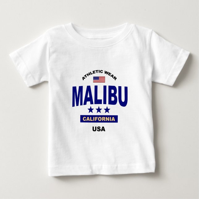 T-shirt Malibu Califórnia (Frente)