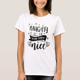 T-shirt MALICIOSO É O NOVO CHIC Script de Férias Moderno