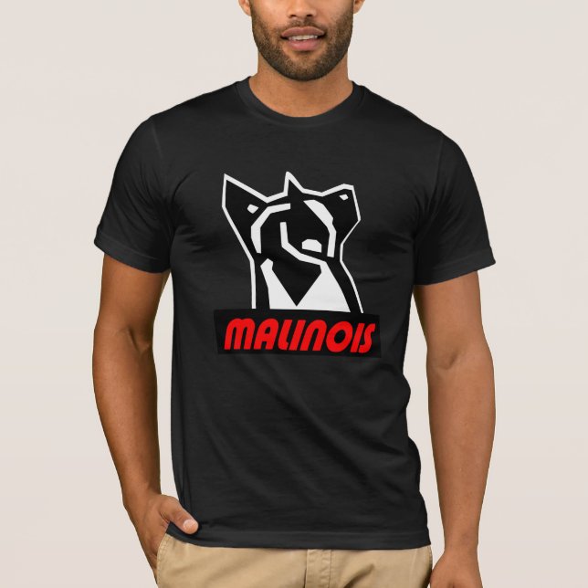 t-shirt malinois (Frente)