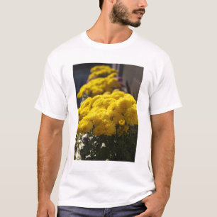 T-shirt Malmequeres amarelos banham-se em luz solar