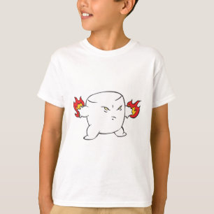 T-shirt malvado marshmallow torrado engraçado