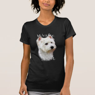 T-shirt Mamã 2 de Terrier branco de montanhas ocidentais