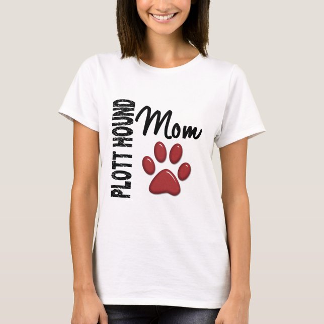 T-shirt Mamã 2 do cão de Plott (Frente)