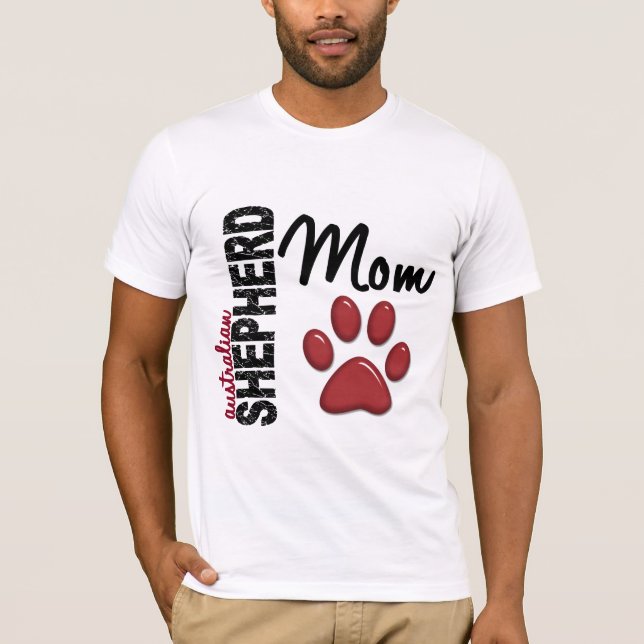 T-shirt Mamã australiana 2 do pastor (Frente)