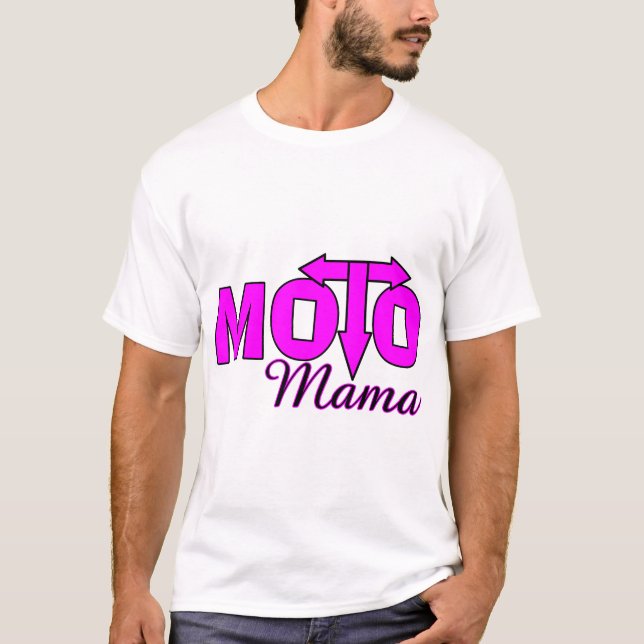 T-shirt Mama de Moto (Frente)