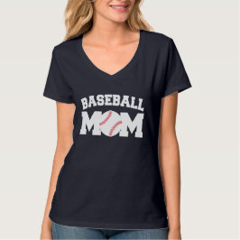 T-shirt Mamã do basebol engraçada e bonito