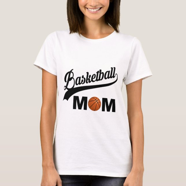 T-shirt Mamã do basquetebol (Frente)