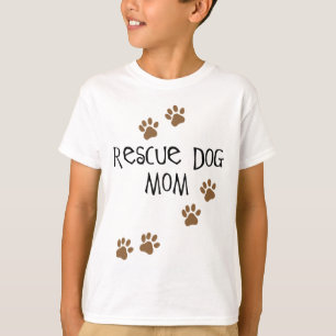 T-shirt Mamã do cão do salvamento