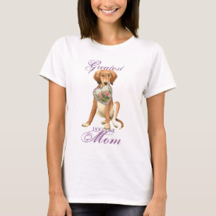 T-shirt Mamã do coração de Saluki