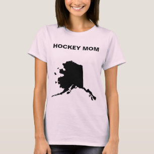 T-shirt Mamã do hóquei de Alaska
