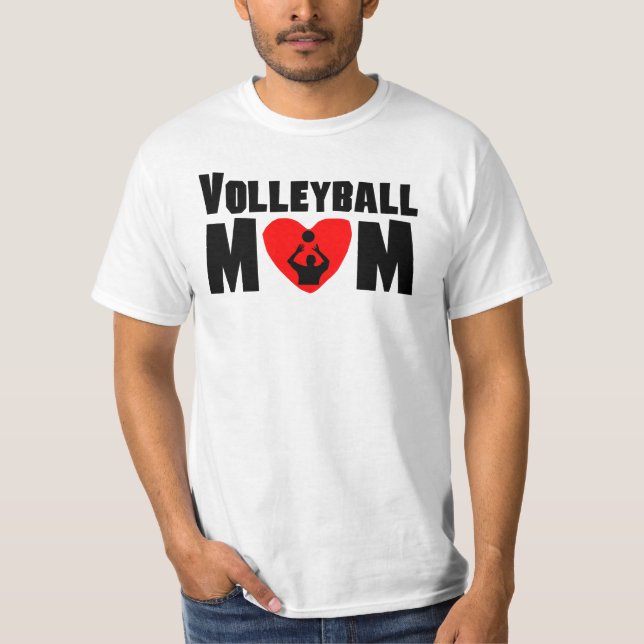 T-shirt Mamã do voleibol (Frente)