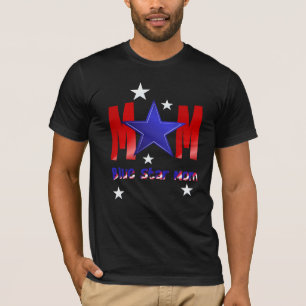 T-shirt Mamã-indicados por letras de uma estrela