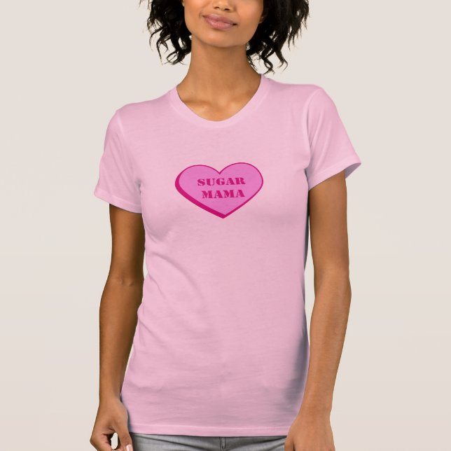 T-shirt Mama Mais Tamanho do açúcar (Frente)