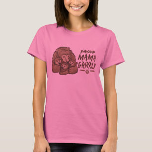 T-shirt Mama orgulhoso novo Urso